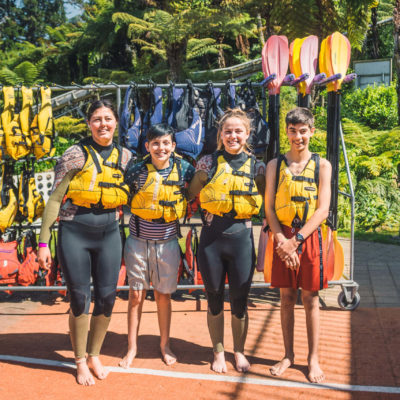 Waimarino Adventure Park | Children in Lifejackets