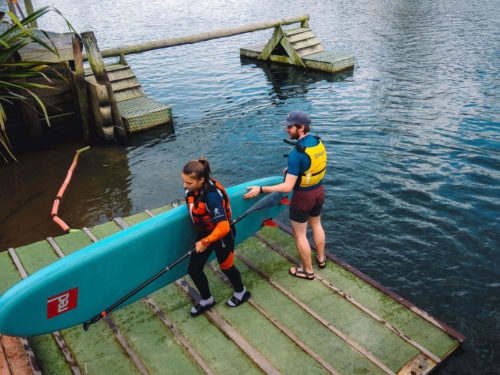 Waimarino Adventure Park | Stand Up Paddle Board Red