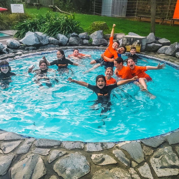 Waimarino Adventure Park | Children in The Warm Pool